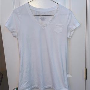White maternity T-shirt